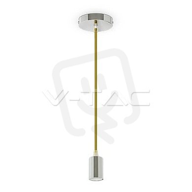 Závěsné svítidlo V-TAC Chrome Yellow VT-7338