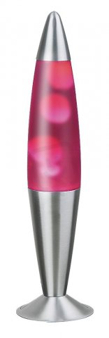 Lollipop 2 E14 G45 1x 25W IP20 průhledná(čirá)/růžová/stříbrná RABALUX 4108