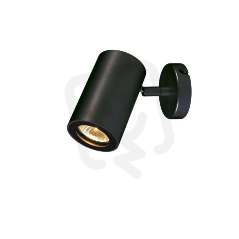 Nástěnné a stropní svítidlo ENOLA_B jednoduché černé matné GU10 50 W SLV 152010