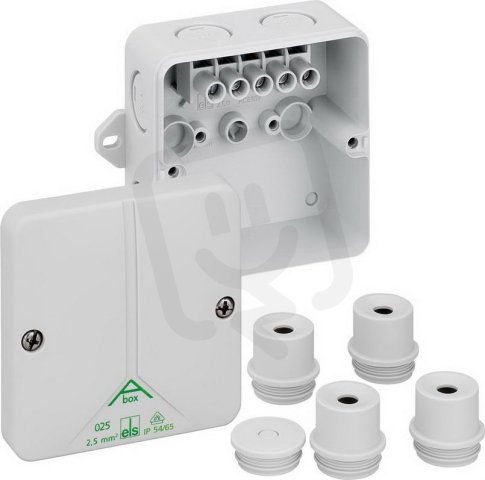 Spojovací krabice Abox m 025 AB-2,5mm2 šedá IP54/IP65 IK07 SPELSBERG 80840701