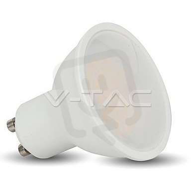 LED Spotlight - 5W GU10 SMD White Plasti