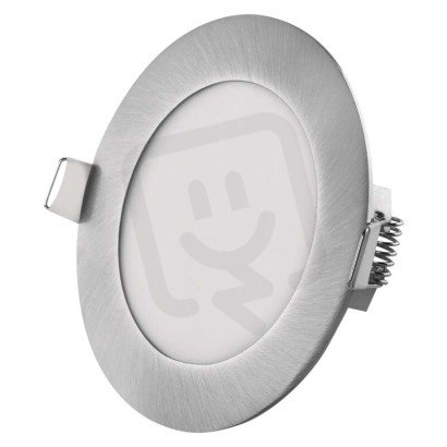 LED vestavné svítidlo NEXXO, kruhové, stříbrné, 7W, se změnou CCT EMOS ZD1223