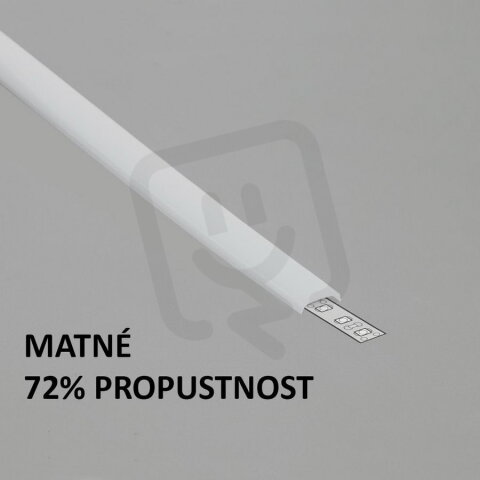 Plexi C16 KLIK matné pro Al profil FKU88, 2m FK TECHNICS 4739347