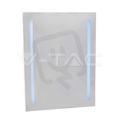 7W LED Mirror Light Rectangle Chrome Wit