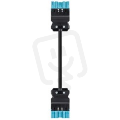 kabel se dvěma konektory gesis, 5-pól, 5*1,5mm2, vidlice, délka 0,5m, modrý