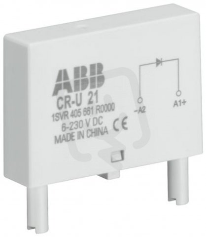 ABB CR-U 91CV Modul ochrana varistorem a LED zelená (110-230V AC/DC)
