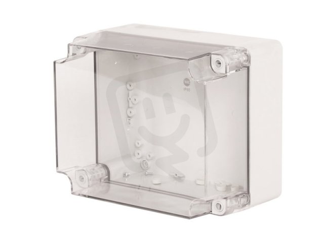 Krabice SolidBOX 68211 IP65 270x220x168mm průhledné víko hladké boky FAMATEL