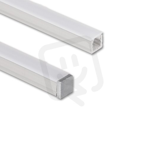 Přisazený hliníkový profil PA1 7x6mm bez difuzoru 2m MCLED ML-761.142.74.2