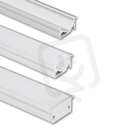 Vestavný hliníkový profil VA 30x14mm, matný dif, 1m MCLED ML-761.057.43.1