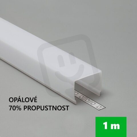 FKU78-E9-KLIK-1M-W(OP) Plexi E9 KLIK opálové pro FKU78, 1m FK TECHNICS 4739599