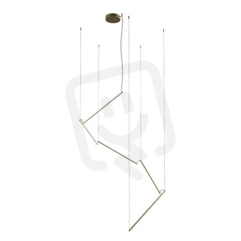 Závěsné svítidlo STICK SU LED D1400 48W 3000K BRASS REDO 01-2800