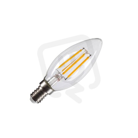 C35 E14 LED světelný zdroj transparentní 4,2 W 2700 K CRI 90 320° SLV 1005284