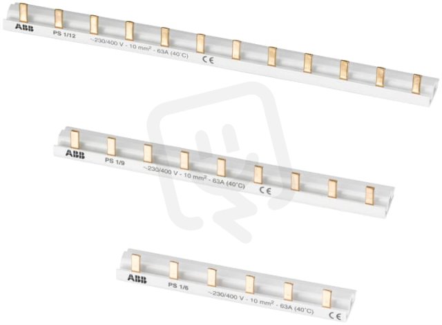 ABB Propojovací lišta PS1/60/30 1F určeno pro: 60 modulů průřez 30mm