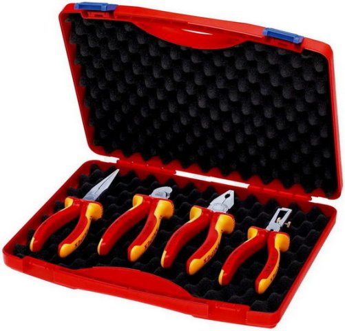 Sada Tool Box Electric 1 ČERVENÁ 4-dílný KNIPEX 00 20 15