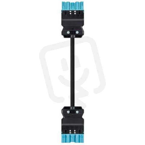 kabel se dvěma konektory gesis, 5-pól, 5*1,5mm2, vidlice, délka 1 m, modrý