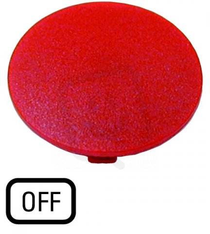 Eaton M22-XDP-R-GB5 Tlačítková výplň do hřibového tlačítka, OFF, červená