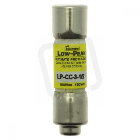 Pojistka válcová LowPeak Eaton LP-CC-3-1-2 600V AC / 150V DC, 3,5A