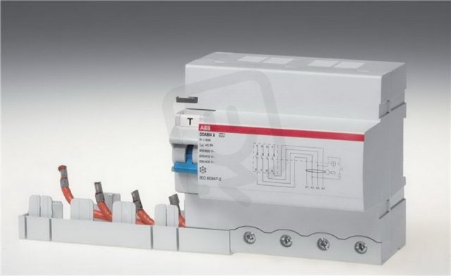 DDA804A-100/0,5 chráničový blok čtyřpólový 100 A 500 mA A ABB 2CSB804101R4000