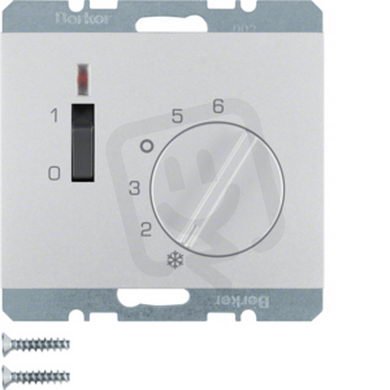 Termostat s rozp. kontaktem a centrálním dílem 24V AC/DC, K.1, antracit mat