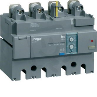 Chráničový modul pro P630/x630, 4-pól, 400A; 0,1 - 10 A /HBD401H/ HAGER HBW400H