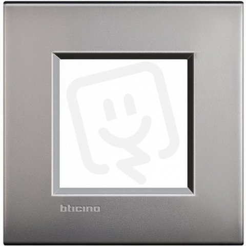 BTICINO LIVINGLIGHT RÁMEČEK AIR 2MODULOVÝ NIKL LNE4802NK