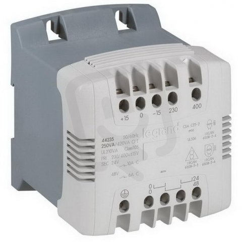 TR 250VA 230/400ą15V, 24/48V LEGRAND 044235