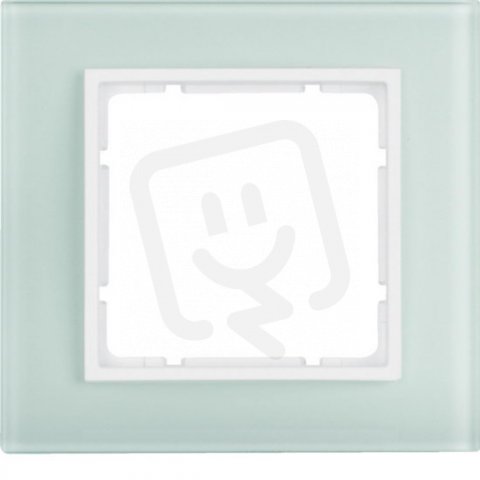Skleněný rámeček, 1-násobný, B.7, sklo bílá/bílá mat BERKER 10116909