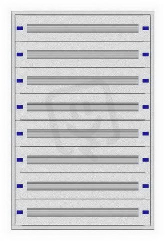 Konstrukce instalační 3-24K plochá, 8 řad, hl. 100 mm SCHRACK IL148824--