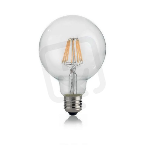 LAMPADINA CLASSIC E27 8W GLOBO D95 TRASP