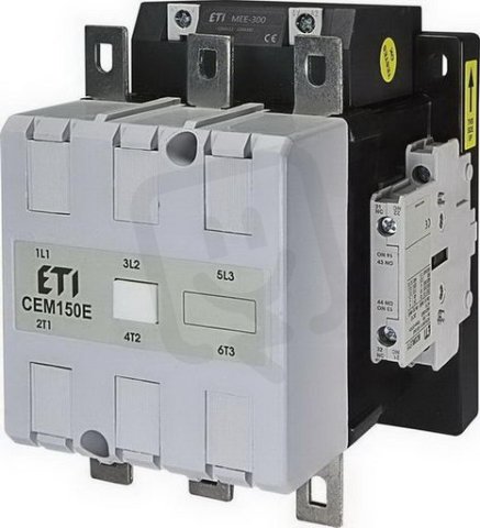 Motorový stykač ETI CEM150E.22-28V-50/60Hz, 3p, 3xNO+2x (1xNO+1xNC),225A/150A