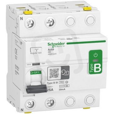 Proudový chránič iID 2P 25A 30mA typ B-SI 230V SCHNEIDER A9Z61225