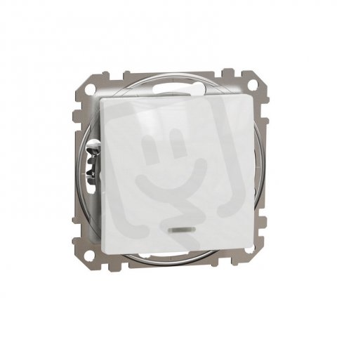 Sedna D/E Přepínač střídavý ř.6So orientační kontrolka Bílá SCHNEIDER SDD111106L