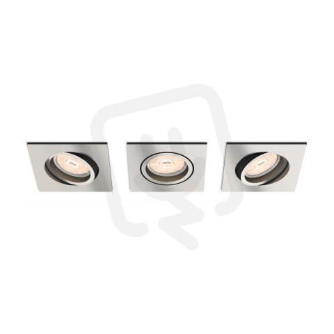 PHILIPS DONEGAL recessed nikl 3xNW 230V