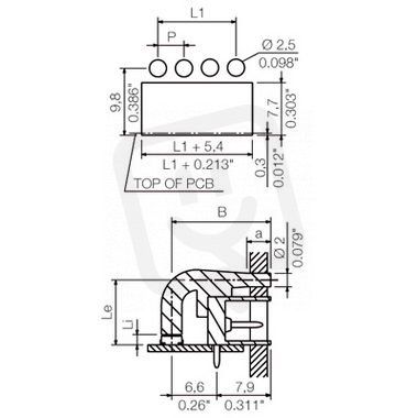 LED displej SC 3.81 FLA 1.5/16 WEIDMÜLLER 1979720000