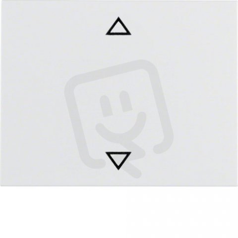 Kryt s potiskem symbolu šipek, K.1, bílá lesk BERKER 14057109