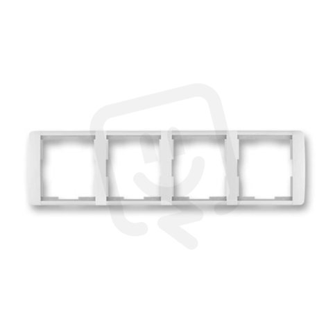 ELEMENT Čtyřrámeček vodorovný bílá/ledová bílá ABB 3901E-A00140 01
