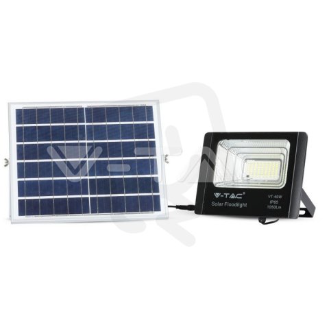 16W LED Solar Floodlight 6000K, VT-40W