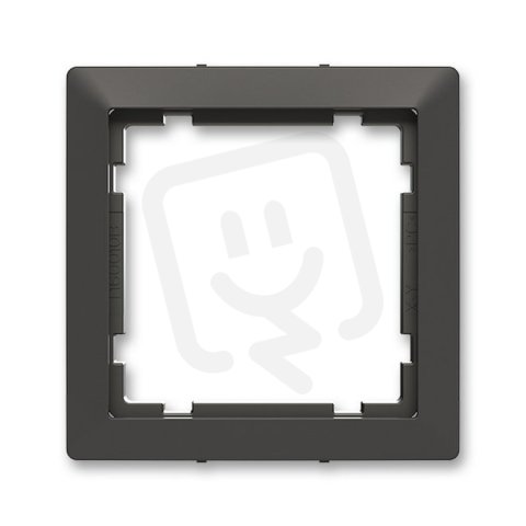 ABB Zoni Kryt pro přístroj osvětlení s LED nebo pro adaptér Profil45 matná černá