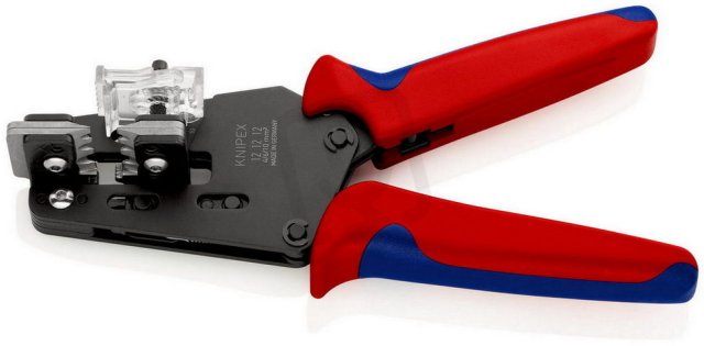 Přesné odizolovací kleště s tvarovými noži 195 mm KNIPEX 12 12 12