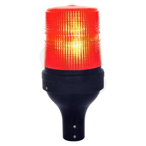 Maják LED STR 72 LED 240 V, AC, IP65, červená, černá, otvor průměr 48,5 mm
