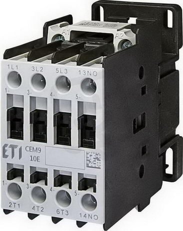 Motorový stykač CEM9.10-230V-50/60Hz, 3p, 3xNO+1xNO,25A/9A ETI 004642123