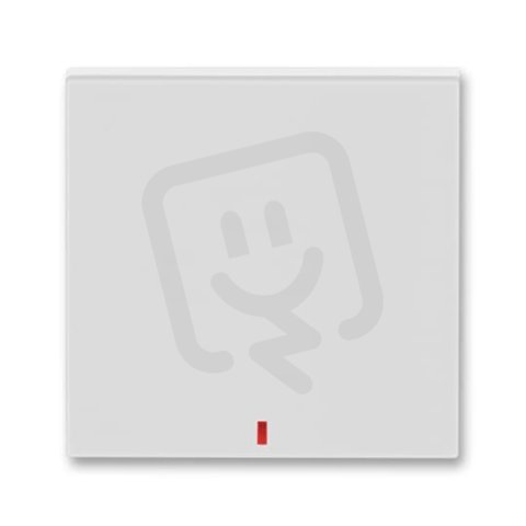 Kryt vypínače s červeným průzorem 3559H-A00655 16 šedá/bílá Levit ABB