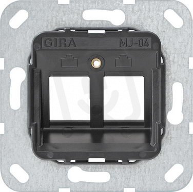 Modulární jack 4 2x Nosný kroužek GIRA 560400