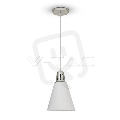 Závěsné svítidlo V-TAC Modern Chrome Sand White d220 VT-75206