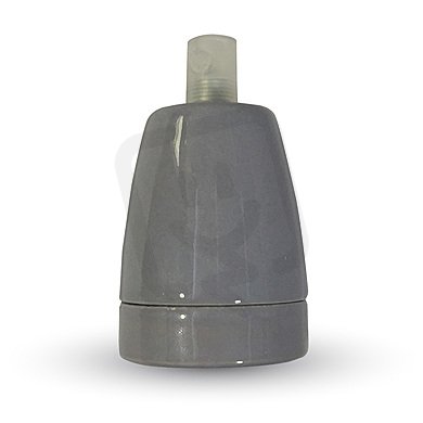 Porcelain Lamp Holder Fitting Grey,  VT-