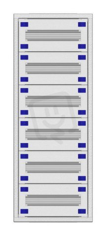 Nástěnný instal.rozvaděč 1-18 zadní stěna plechové panely SCHRACK IL172118AS