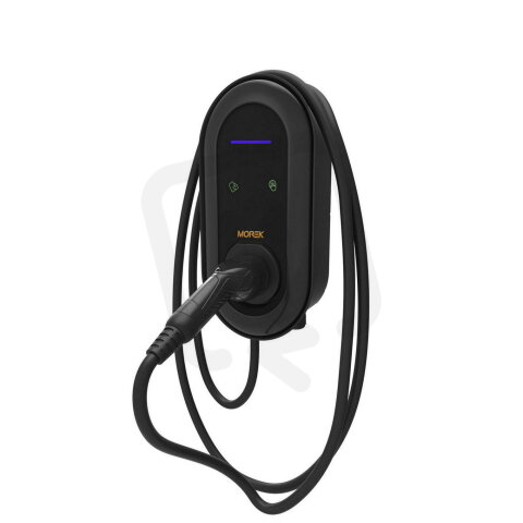 Nabíjecí stanice EV 7,4kW Plug&Charge, LED,? RFID, 6,5m kabel, Typ 2