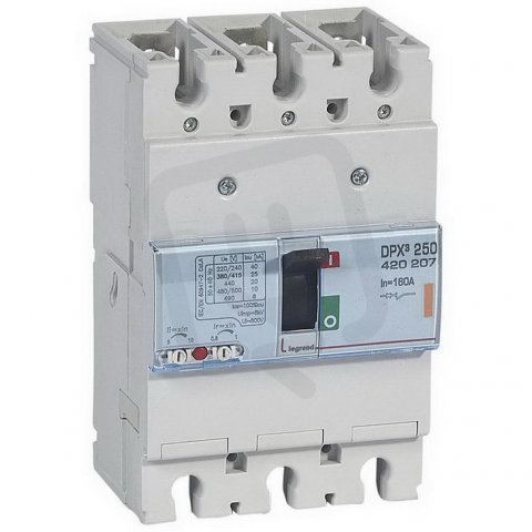 DPX3 250TM 3P 160A 25KA LEGRAND 420207