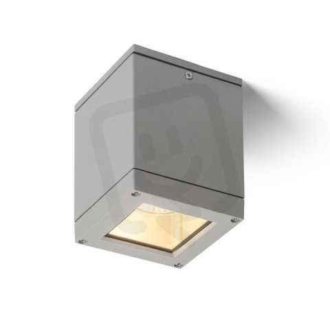 QUADRA M stropní stříbrnošedá 230V E27 75W IP54 RENDL R10386