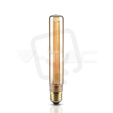 LED žárovka V-TAC 2W ART Filament svíčka E27 T30 Amber Glass 1800Ką200K VT-2162